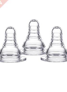 3pcs/set LSR Replacement Nipple for Milk Nursing Bottle Baby