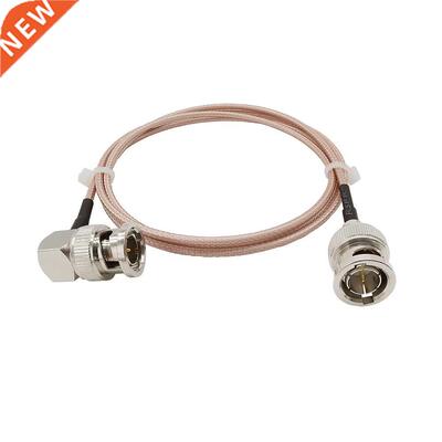 1Piece L Shape BNC Male to BNC Male Plug 75 Ohm RG179 Pigtai