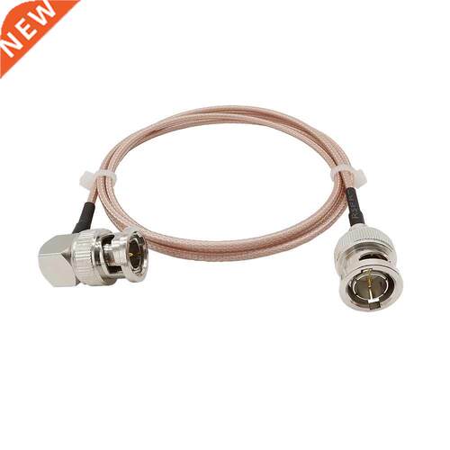 1Piece L Shape BNC Male to BNC Male Plug 75 Ohm RG179 Pigtai