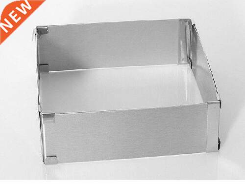 1PC 16-28C Stainless Steel Square ousse Cake oulds