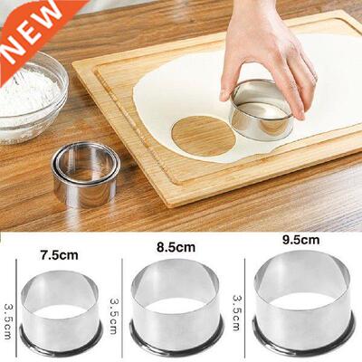 3 size Stainless Steel Round Dumplings Wrappers Molds Set