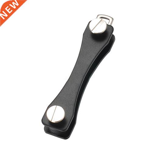 Key Chain Wallet Metal Aluminum Key Box Compact Clip Storage