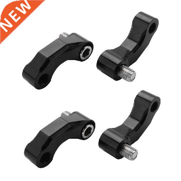 4X Motorcycle Mirror Riser Extension Bracket Adapter For