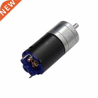 1pc DC 6V/12V Brushed Geared Motor GM25-370K Black Leather 3