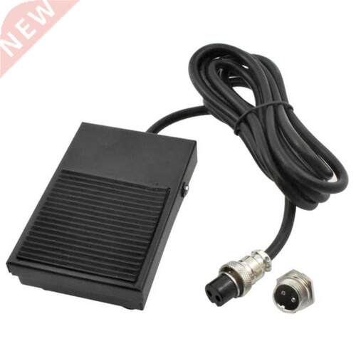 Hand Metal Foot Pedal Switch 1.8 Meters Cable 2 Pins Connect