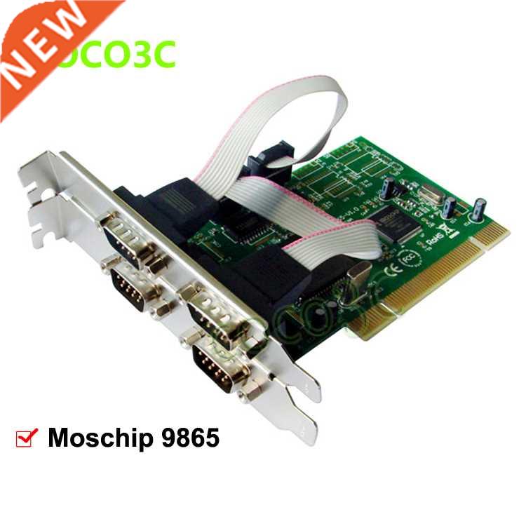 Free Shipping Chipset Moschip MCS9865 serial RS232 4 Ports P
