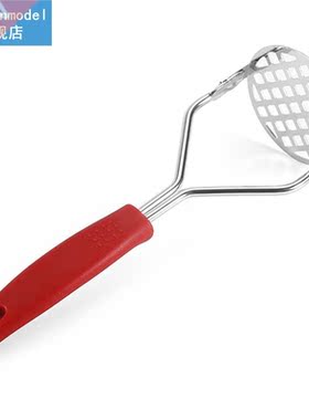 1pc Stainless Steel Potato Masher Metal Food Masher Manual M