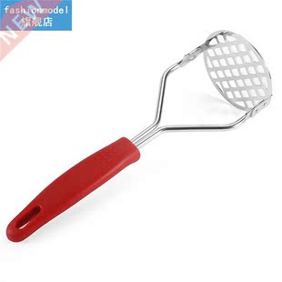 1pc Stainless Steel Potato Masher Metal Food Masher Manual M