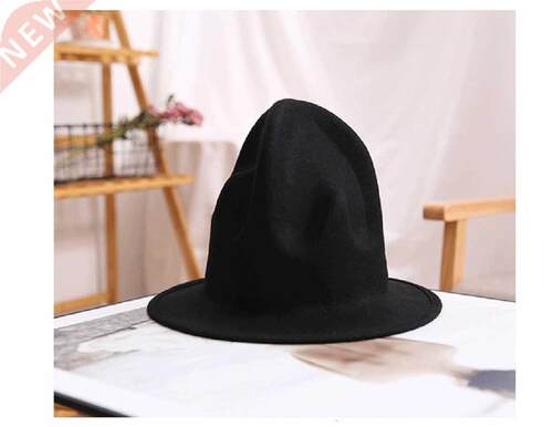 High Quality hat felt fedora hat for woman men hats black to