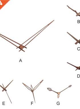 Walnut Wall Clock Pointer DIY Hour Hand Minute Hand Second H