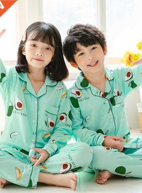 Kids Pjms 2021 utumn winter Girls Boys Sleepwer Nightwe