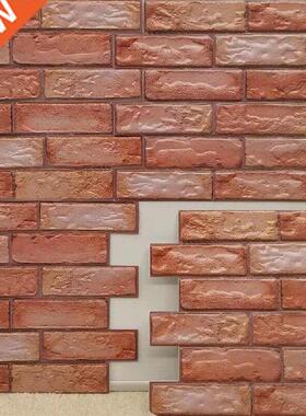 30x30CM 3D Wall Stickers Self hesive Brick Pattern Room