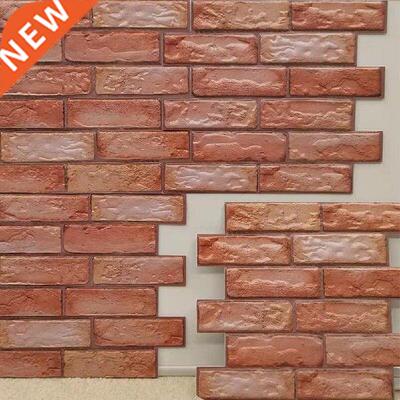 30x30CM 3D Wall Stickers Self hesive Brick Pattern Room