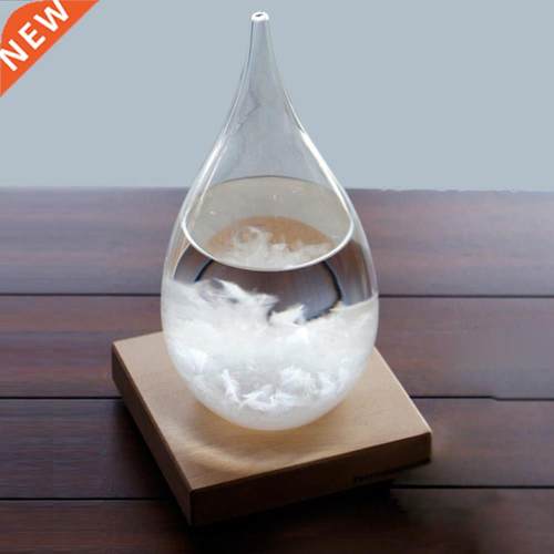 Mini Desktop Droplet Storm Glass Bottle Weather Forecast Pr