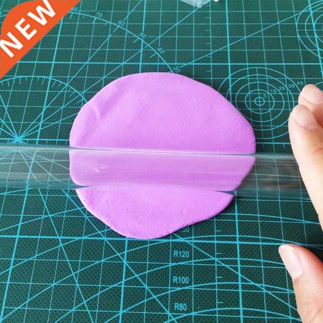 2 Pieces Polymer Clay Crafts Acrylic Roller Hollow Rolling C