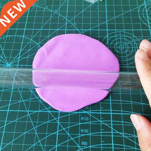 2 Pieces Polymer Clay Crafts Acrylic Roller Hollow Rolling C