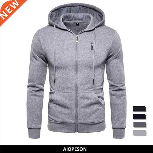2022 New Autumn Winter Cotton Hoodied Mens Sweatshirts Solid