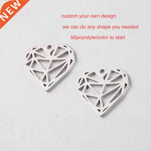 5pcs Rose Gold color Stainless Steel Mirror Finish Custom y