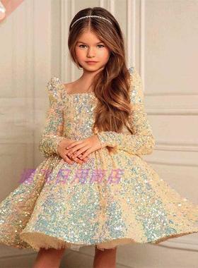 2022 children's new princess dress and performance dress