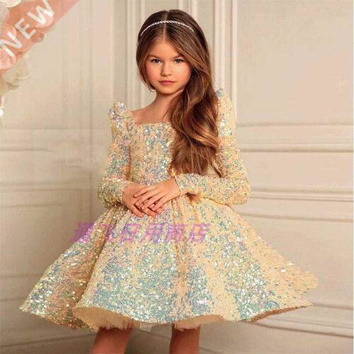 2022 children's new princess dress and performance dress