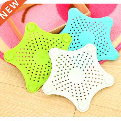 New Kitchen Silicone Five-pointed Star Sink Filter Sucker Ba