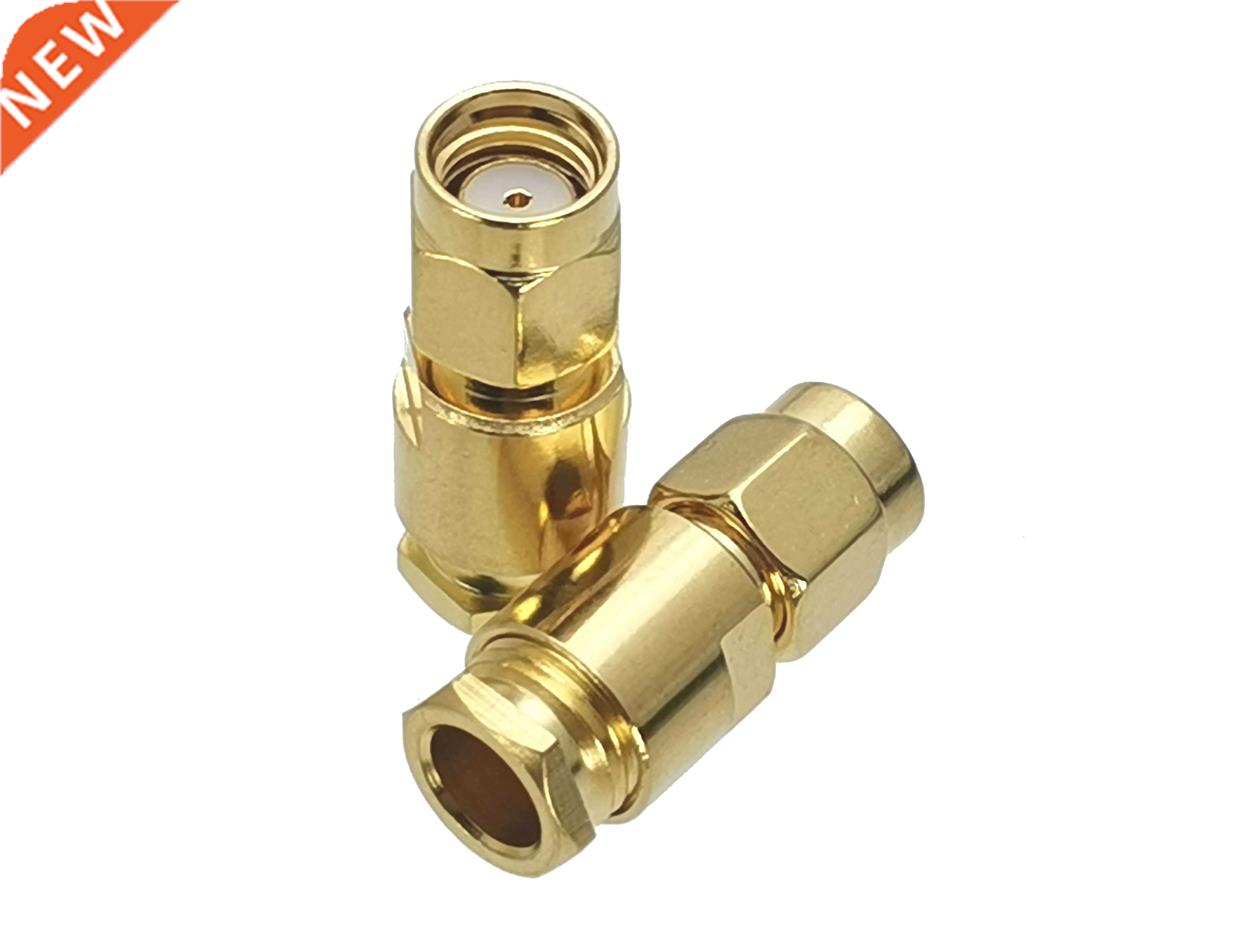 1Pcs Connector RP-SMA RPSMA Male jack clamp RG58 RG142 LMR19