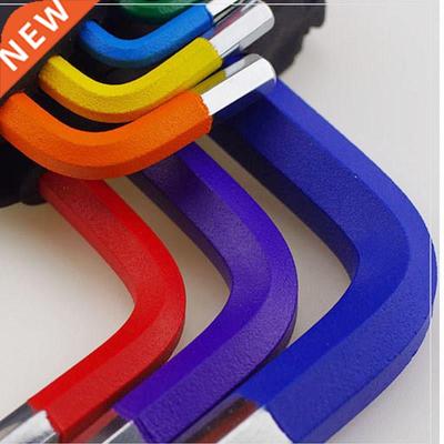 9Pcs 1.5mm-10mm Color Coded Ball-End Hex Allen Key L Wrench