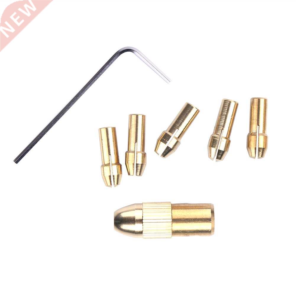7pcs 0.5mm Small Drill Bit Collet Micro Twist Chuck Tool Ki