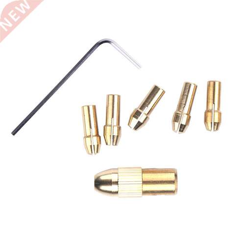7pcs 0.5mm Small Drill Bit Collet Micro Twist Chuck Tool Ki