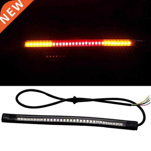 1PC Flexible LED Motorcycle Light Bar Strip Tail Turn Signal