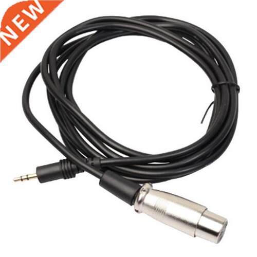XLR 3 Pin Female to Right Angle 1/8 inch 3.5mm Stereo Jack M