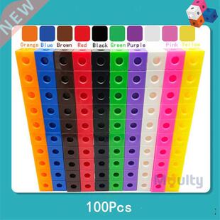 Moulty Linking Math Cubes with Activity Cards Set, Number Bl