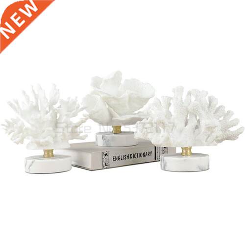 Nordic Art Resin Coral Crafts Decorationliving Room TV
