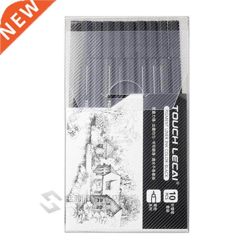 *10 pcs/set Pigt Liner Micron Ink Marker Pen 0.05 0.1 0.2 0.图片