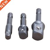 Hex Socket Shank Bits Drill Adapter 3pcs Prcatical