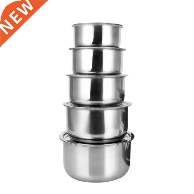 Stainless Steel Soup Pot Stock Pot Set with Lid Kitchenware