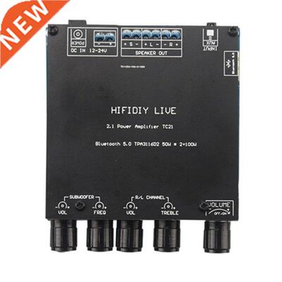 TPA3116D2 Bluetooth 5.0 2.1 Channel Power Audio Stereo Subwo