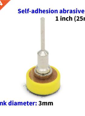 1inch Disc Sandpaper Abrasive Pad Sanding Polishing Pad W/ 3