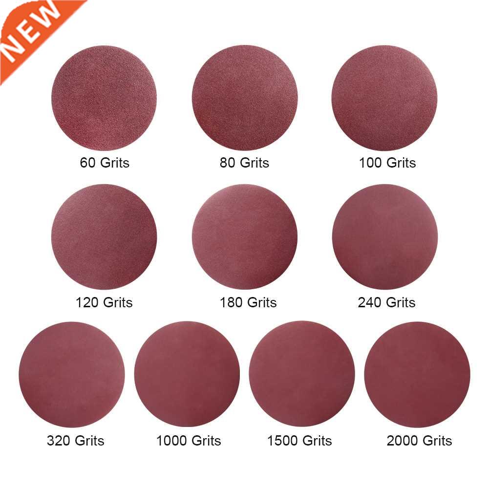 NEW 10PCS Sanding Grit 5 inch 125mm Sandpaper Disc 60-2000 T