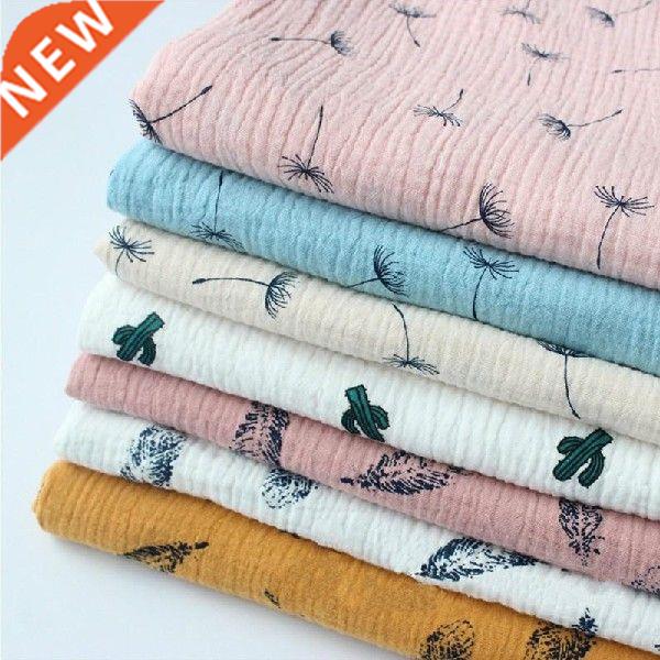 100x135cm Dandelion Printed Cotton Crepe Fa Cotton