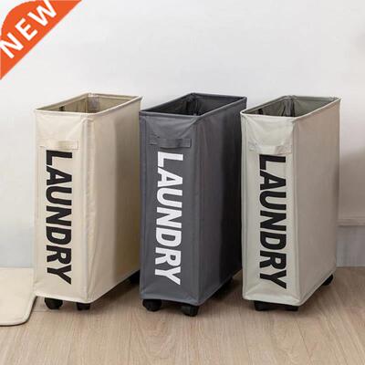 Foldable Laundry Basket With Wheels Multi-Functional Corner