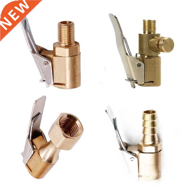 Car Tire Air Chuck Inflator Pump Valve Connector Clip-on Ada