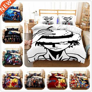 ONE Piece Japan Anime Game Summer Bed Pillowcases Quilt Duve