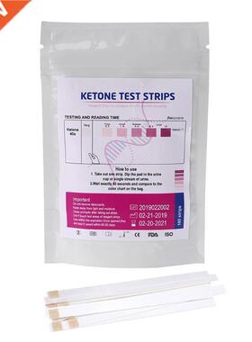 100pcs URS-1K Test Strips Ketone Reagent Testing Urine Anti-