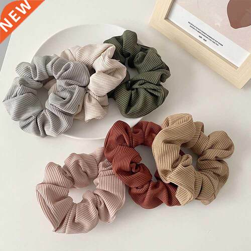 Autumn and Winter Women Warm Knitted Big Hair Scrunchies Sol