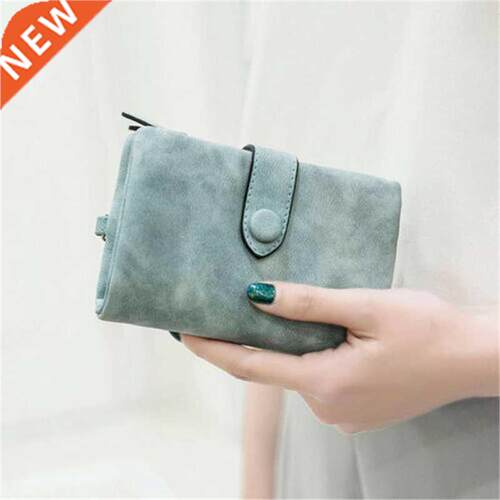 Women Wallets and Purses Pu Leather Wallet Female Short Hasp