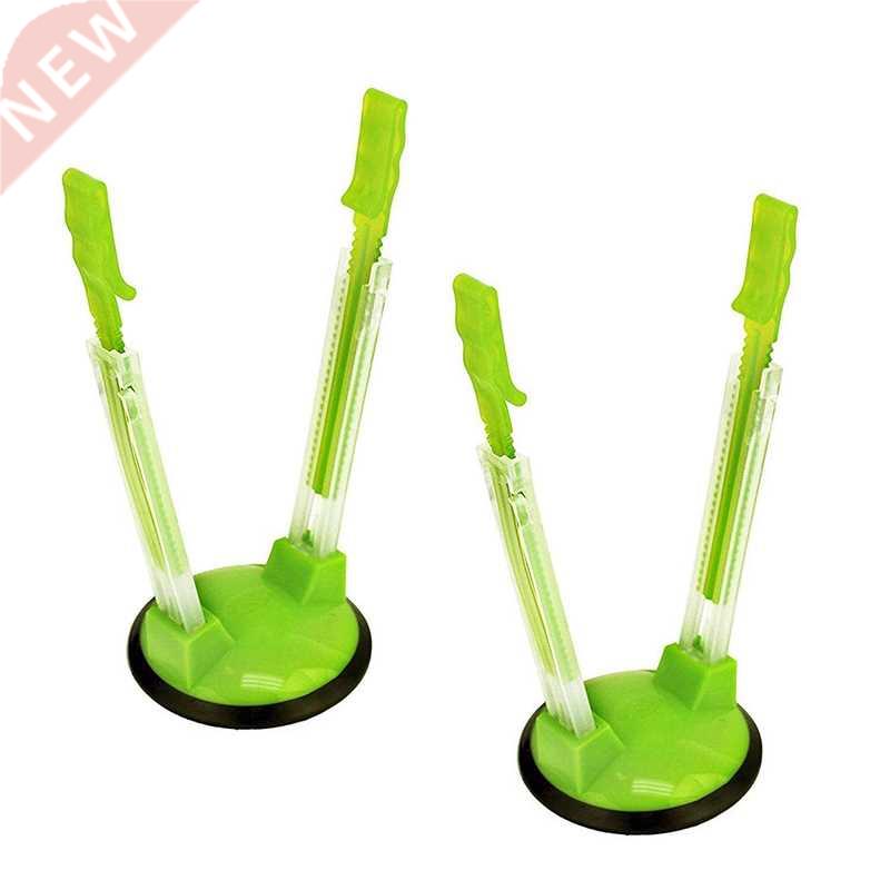 2 Piece Baggy Rack Hands-Free Clip Food Storage Freezer Bagg
