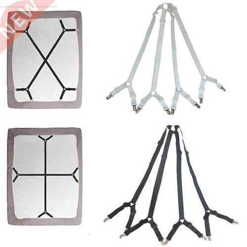 Adjustable Bed Suspenders Sheet Fastener Straps Clippers Cli