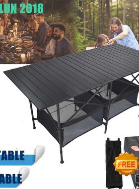 Mesa plegable para acampar al aire libre, muebles de escrito