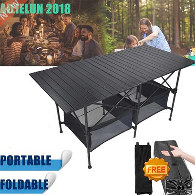 Mesa plegable para acampar al aire libre, muebles de escrito